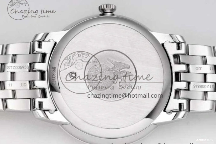 0429 De Ville SS DIWF 1:1 Best Edition Light Blue Dial SS Markers on SS Bracelet MIYOTA TopPick 7850